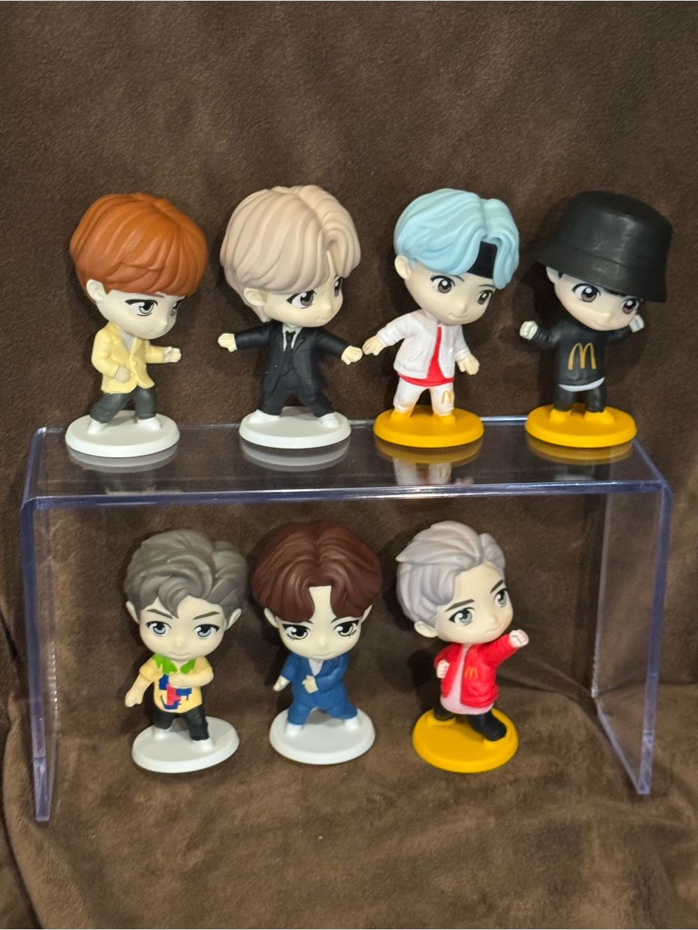 Complete Full Set of 7 McDonald’s TinyTAN x BTS Happy Meal Figures